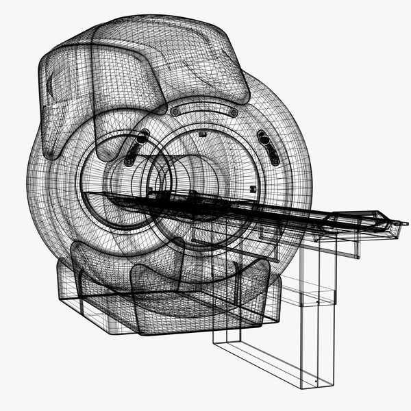 mri machine 3d model - MRI Machine by Dave777